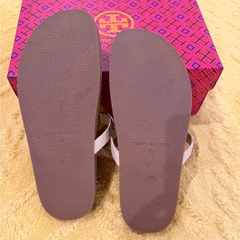 Tory Burch Women's Miller Cloud Tan Sandals - Picture 8 of 9